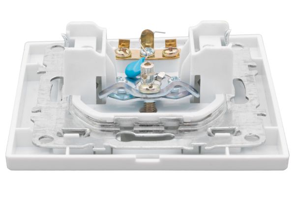 Минск Розетка TV 1-местная СП бел. 75Ом 5-862МГц EKF Basic