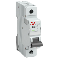 Выключатель автоматический AV-10 1P 20A (B) 10kA EKF AVERES