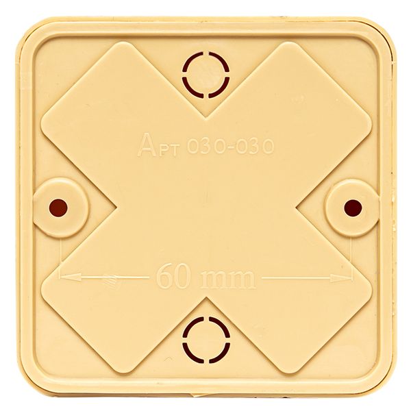 Коробка разветвительная KMP-030-030 (75x75x26) светлое дерево EKF PROxima