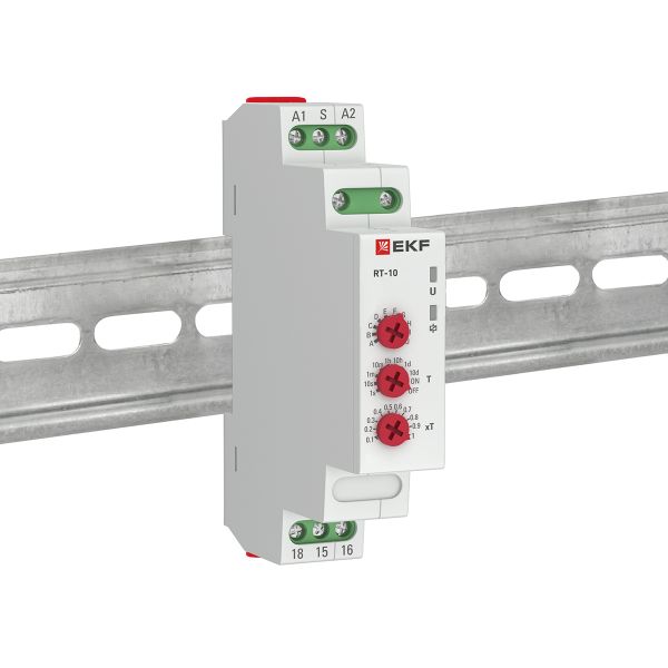 Реле времени (10 устанавл. функц.) RT-10 EKF PROxima