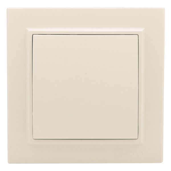 Выключатель 1-кл. СП проходной 10А бежевый Минск EKF