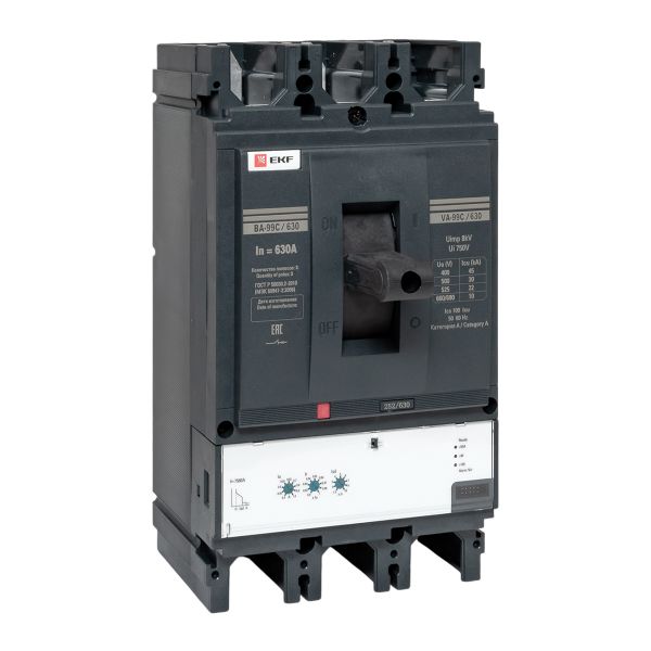 Выключатель автоматический ВА-99C 630/630А 3P 45кА EKF