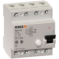 УЗО  4П  32А 300mА УХЛ4-КЭАЗ