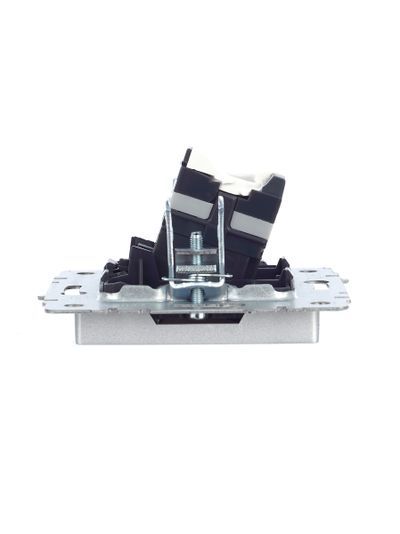 BRITE Розетка компьютерная RJ45 кат.5E РК10-БрА алюминий IEK