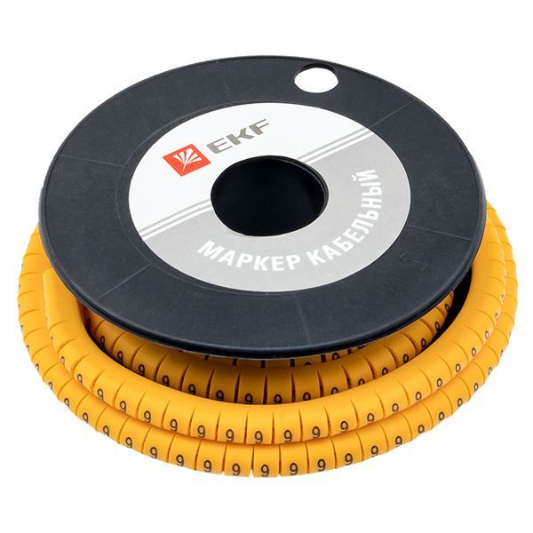Маркер кабельный 2,5 мм2 "9" (1000 шт.) (ЕС-1) EKF PROxima