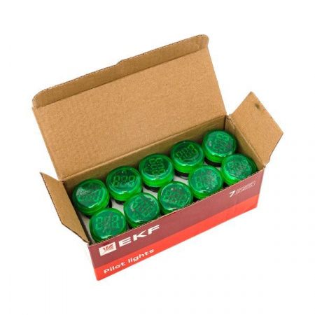 Индикатор значения напряжения зеленый ED16-22VD EKF PROxima