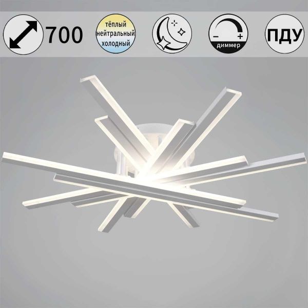 Светильник потолочный Reluce 16090-0.3-08 BK/WH