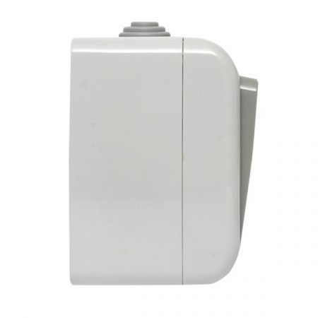 Мурманск Выключатель 1-клавишный с индикатором 10А IP54 серый EKF