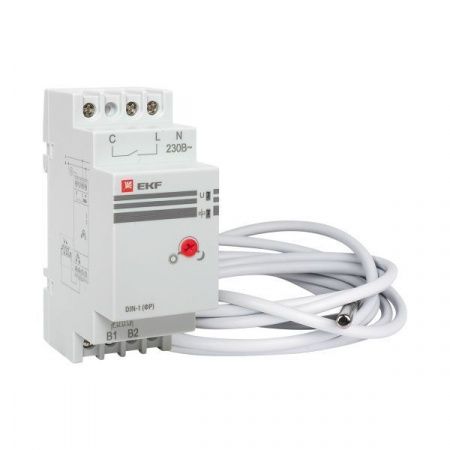 Фотореле на DIN-рейку с выносным датчиком (ФР) 2-100Лк 25А 3000Вт EKF PROxima