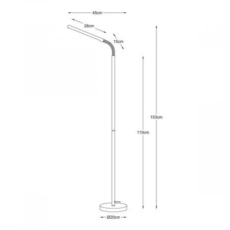 Торшер Lucide Gilly 36712/05/30
