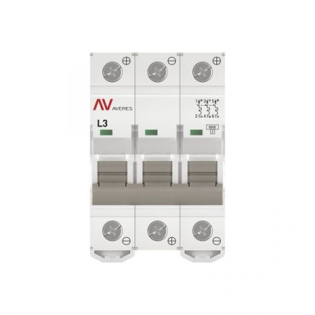 Выключатель автоматический AV-6 DC 3P 3A (L) 6kA EKF AVERES