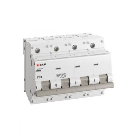 Выкл.автом.  4П  63А (C) 10kA EKF PROxima