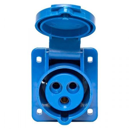 Розетка стационарная внутренняя 413 2Р+РЕ 16А 220В IP44 EKF