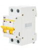 KARAT Автоматический выключатель ВА47-29 2P D 16А 4,5кА IEK