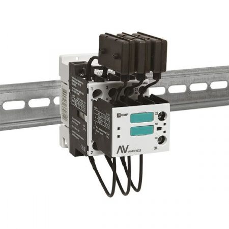 Контактор для конденсатора КМЭК 10 кВАр 230В 1NО+1NC EKF AVERES