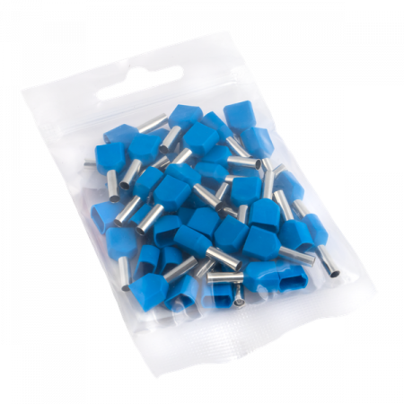 Наконечник штыревой втулочный изолированный НШвИ(2) 2,5-10 (50шт.) EKF PROxima