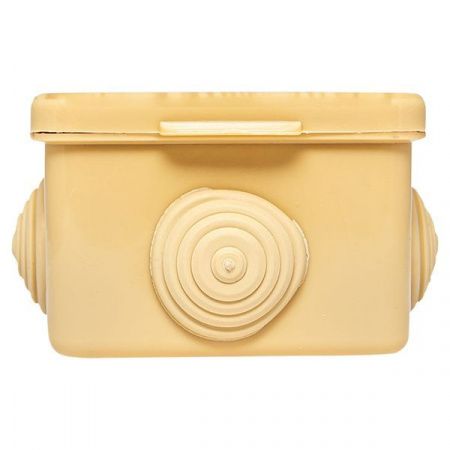 Коробка распределительная КМР-030-036 пылевлагозащитная, 4 мембранных ввода (65x65x50) светлое дерево EKF PROxima