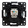Стокгольм Механизм Розетки RJ-45 1-местной черный EKF PROxima