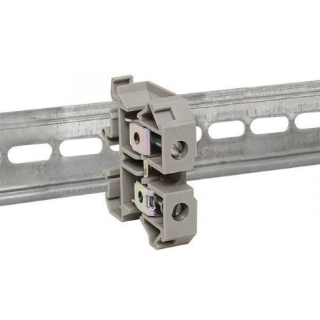 Клемма проходная винтовая JXB 6 мм2 серая EKF