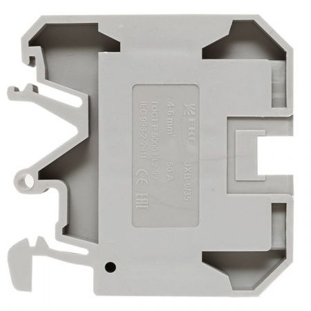 Клемма проходная винтовая JXB 6 мм2 серая EKF