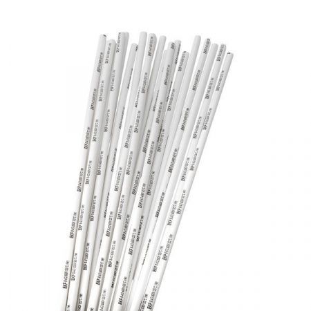 Термоусаживаемая трубка ТУТ нг 4/2 белая в отрезках по 1м EKF PROxima