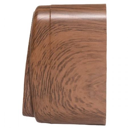 Выключатель 1-клавишный ОП Минск 10А тёмное дерево EKF