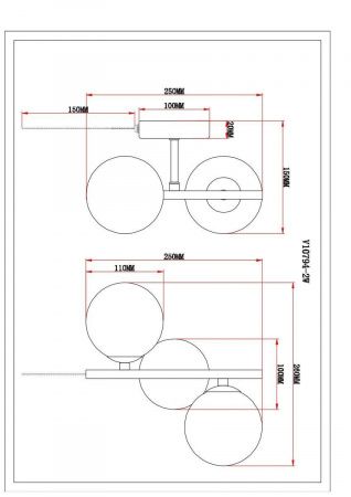 Бра Moderli Renny V10794-2W
