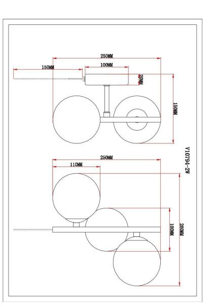 Бра Moderli Renny V10794-2W