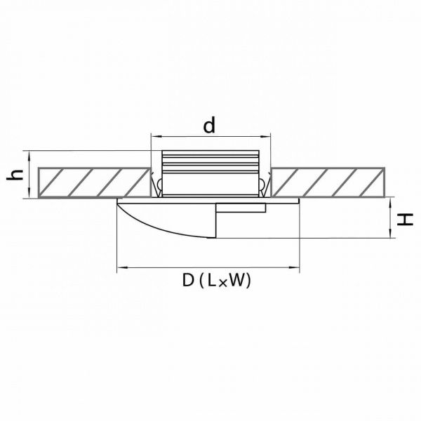 Встраиваемый светодиодный светильник Lightstar Lumina 212146