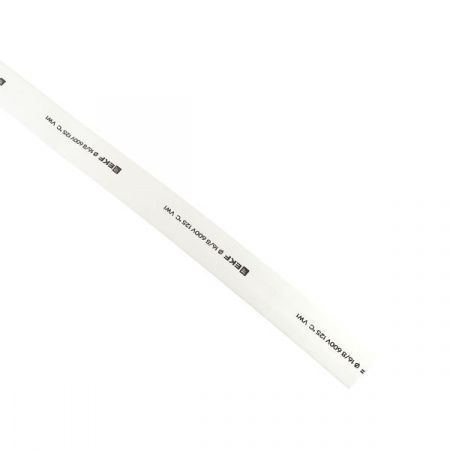 Термоусаживаемая трубка ТУТ нг 16/8 белая рулон EKF PROxima