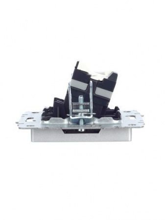 BRITE Розетка компьютерная RJ45 кат.5E РК10-БрА алюминий IEK