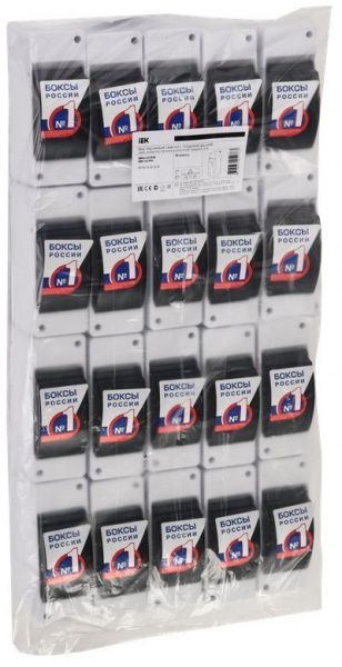 KREPTA 3 Корпус пластиковый КМПн 2/2 IP30 белый IEK