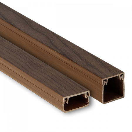 Канал кабельный (15x10) (144 м) темное дерево EKF-Plast