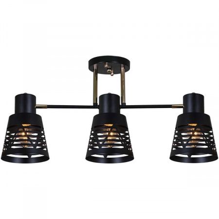 Люстра Reluce 06074-3.3-03 BK+FG