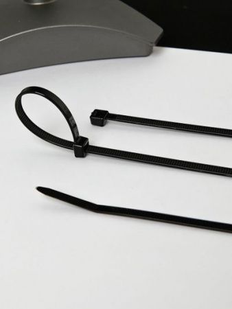 Хомут 4,8х200мм нейлон черный (100шт) IEK