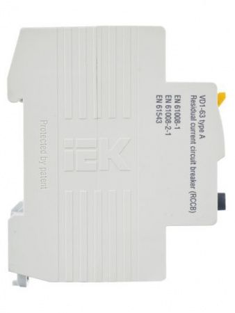 Выключатель дифференциальный (УЗО) ВД1-63 2Р 32А 30мА тип А IEK