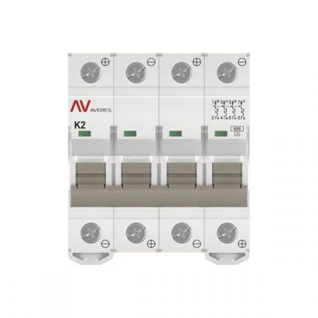 Выключатель автоматический AV-6 DC 4P 2A (K) 6kA EKF AVERES